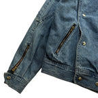 Vintage Asymmetric Denim Jacket