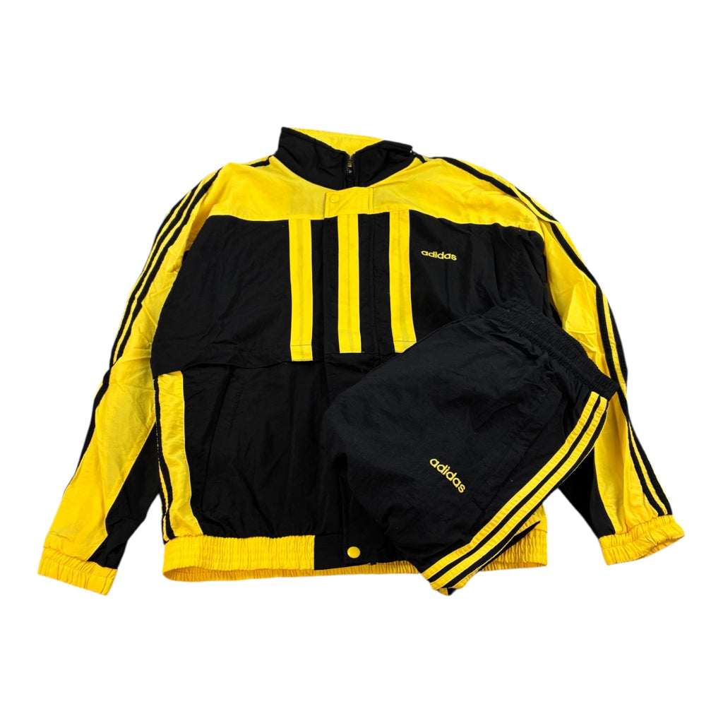 Adidas Black&Yellow Tracksuit Set