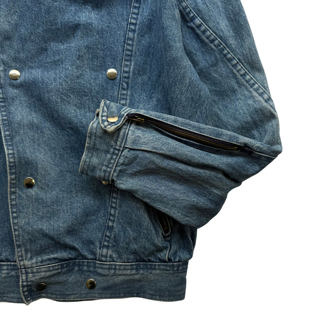 Vintage Asymmetric Denim Jacket