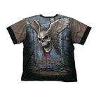 Skull Jeans Jacket T-Shirt