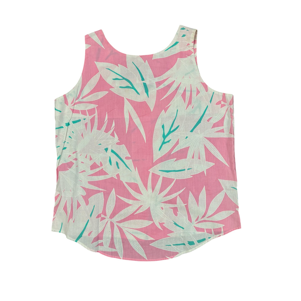 Pink Floral Summer Blouse - Made in Hawaii