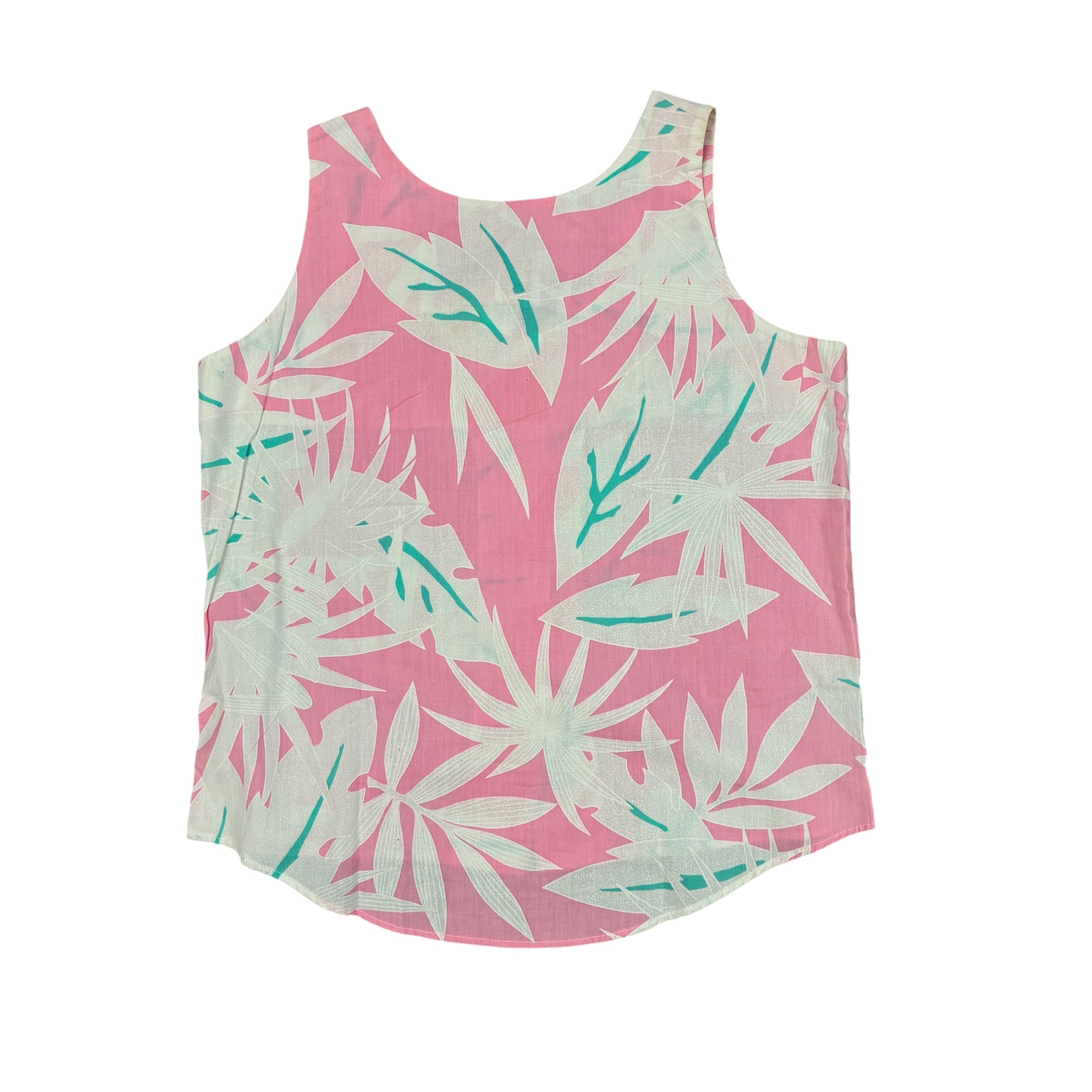 Pink Floral Summer Blouse - Made in Hawaii