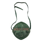 Vintage Leather Tribal Shoulder Bag