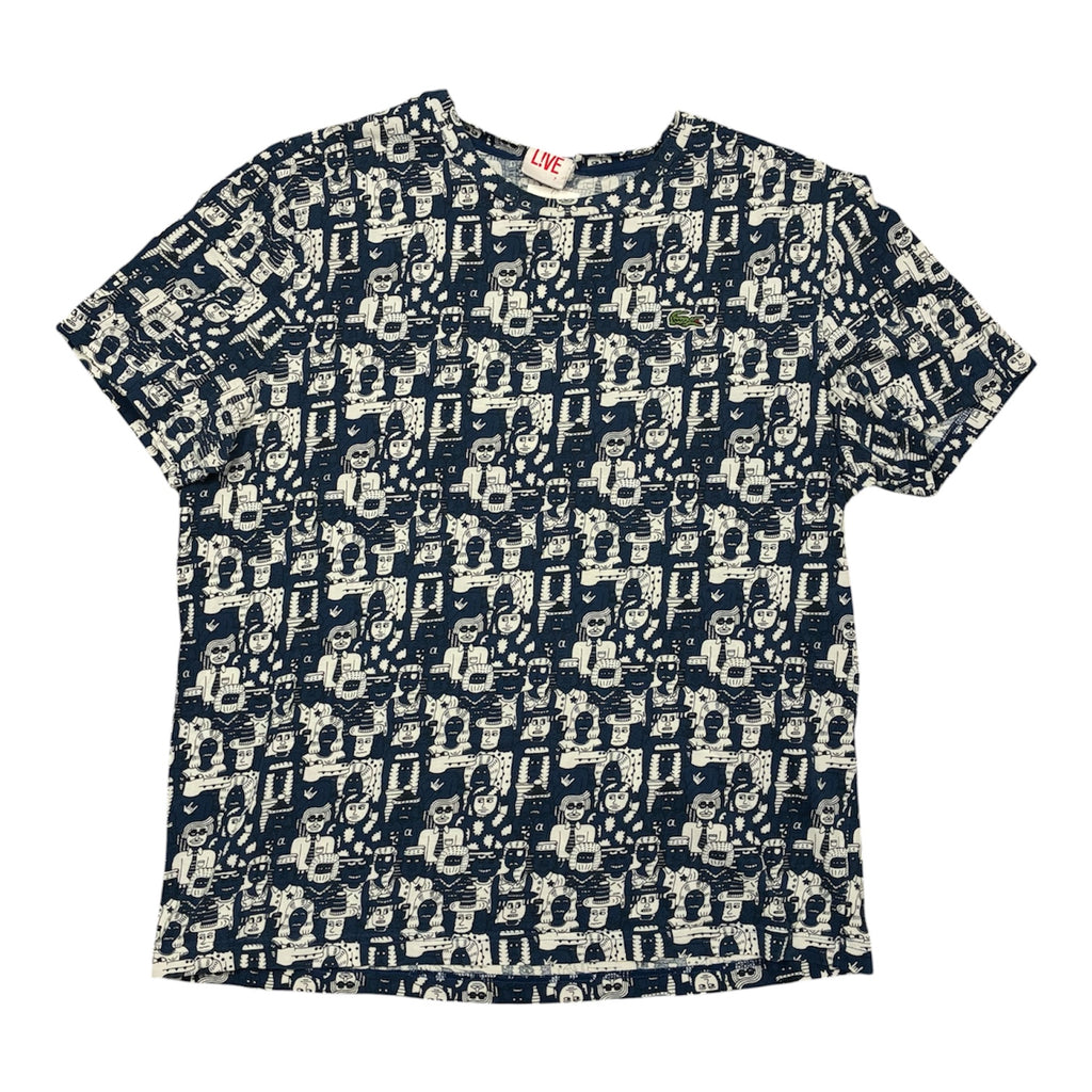 Lacoste Blue Pattern T-Shirt