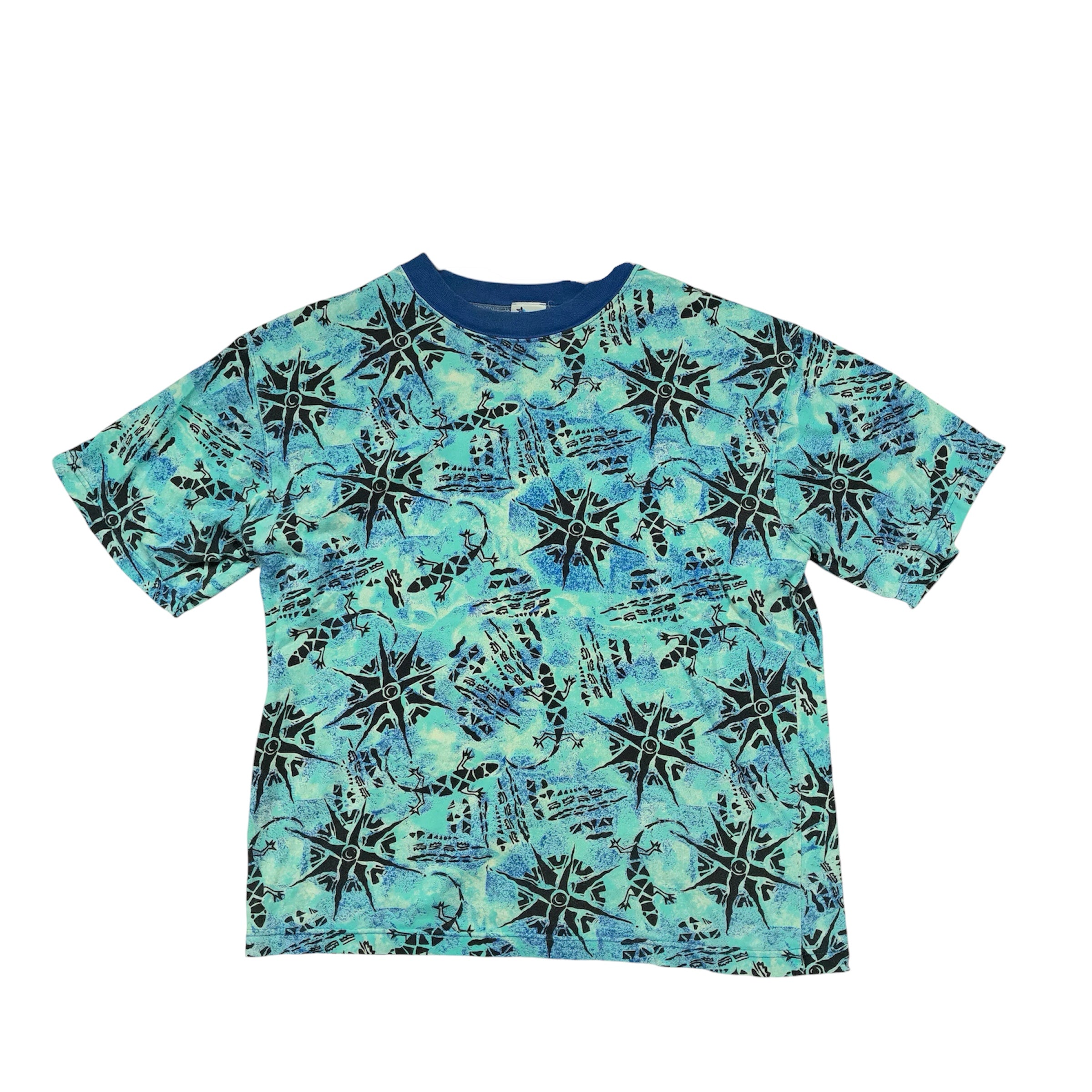 Blue Pattern T-Shirt