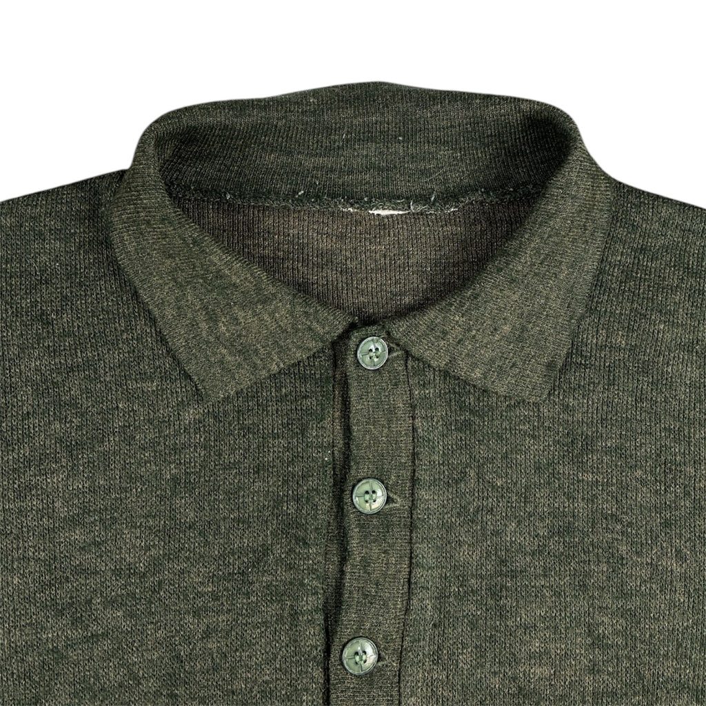 Vintage Knit Button-Up