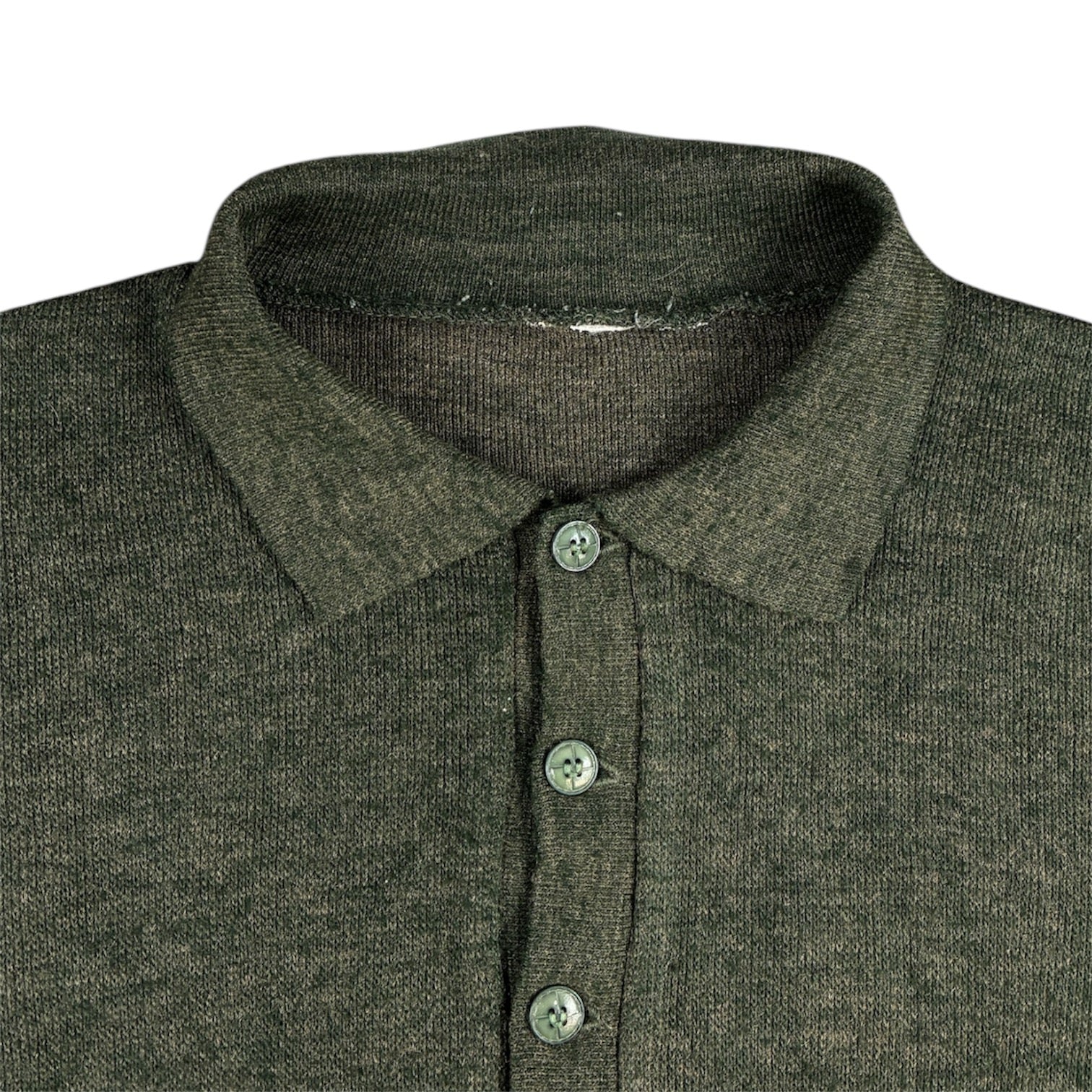 Vintage Knit Button-Up