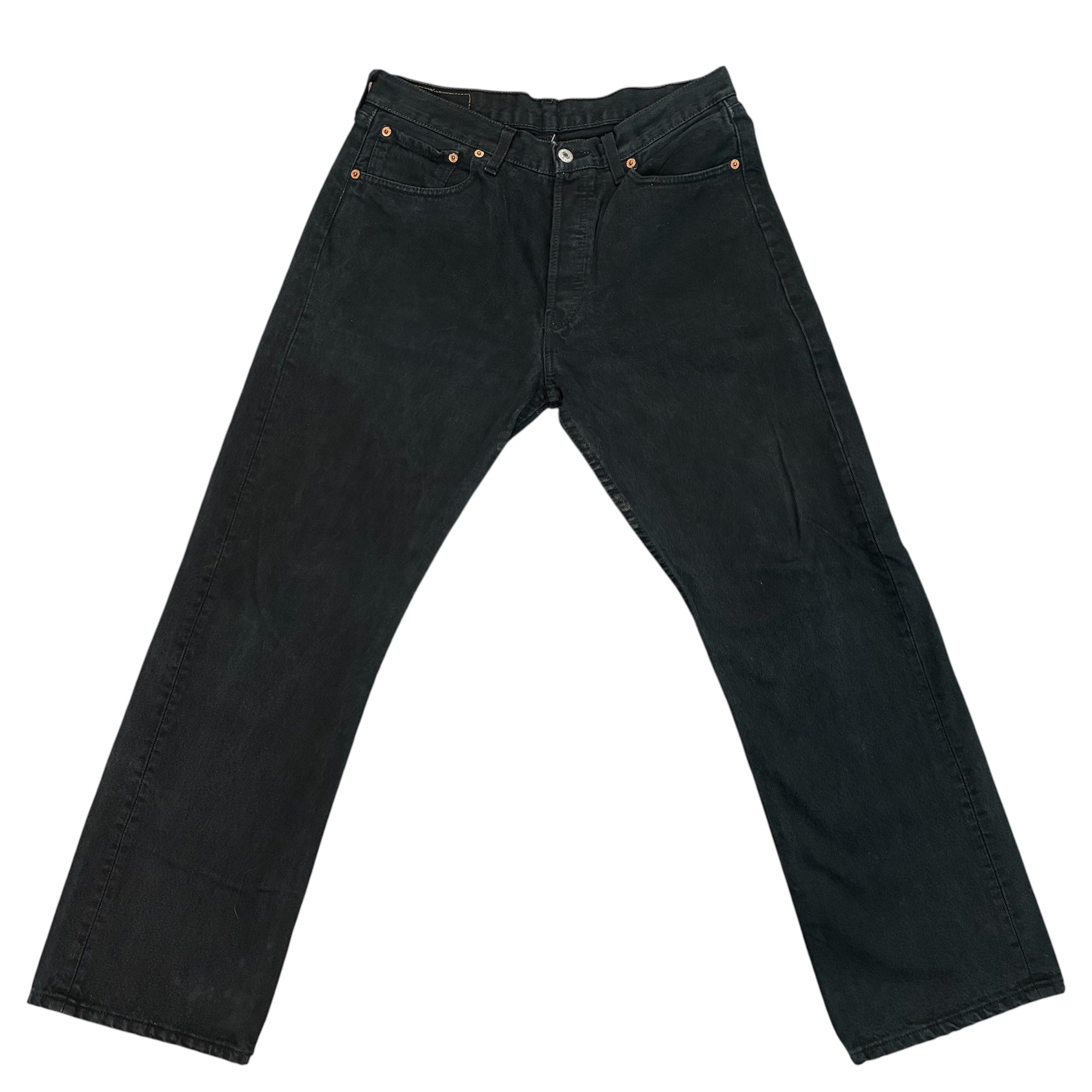 Levi‘s 501 Straight Leg Jeans – Deep Black Wash