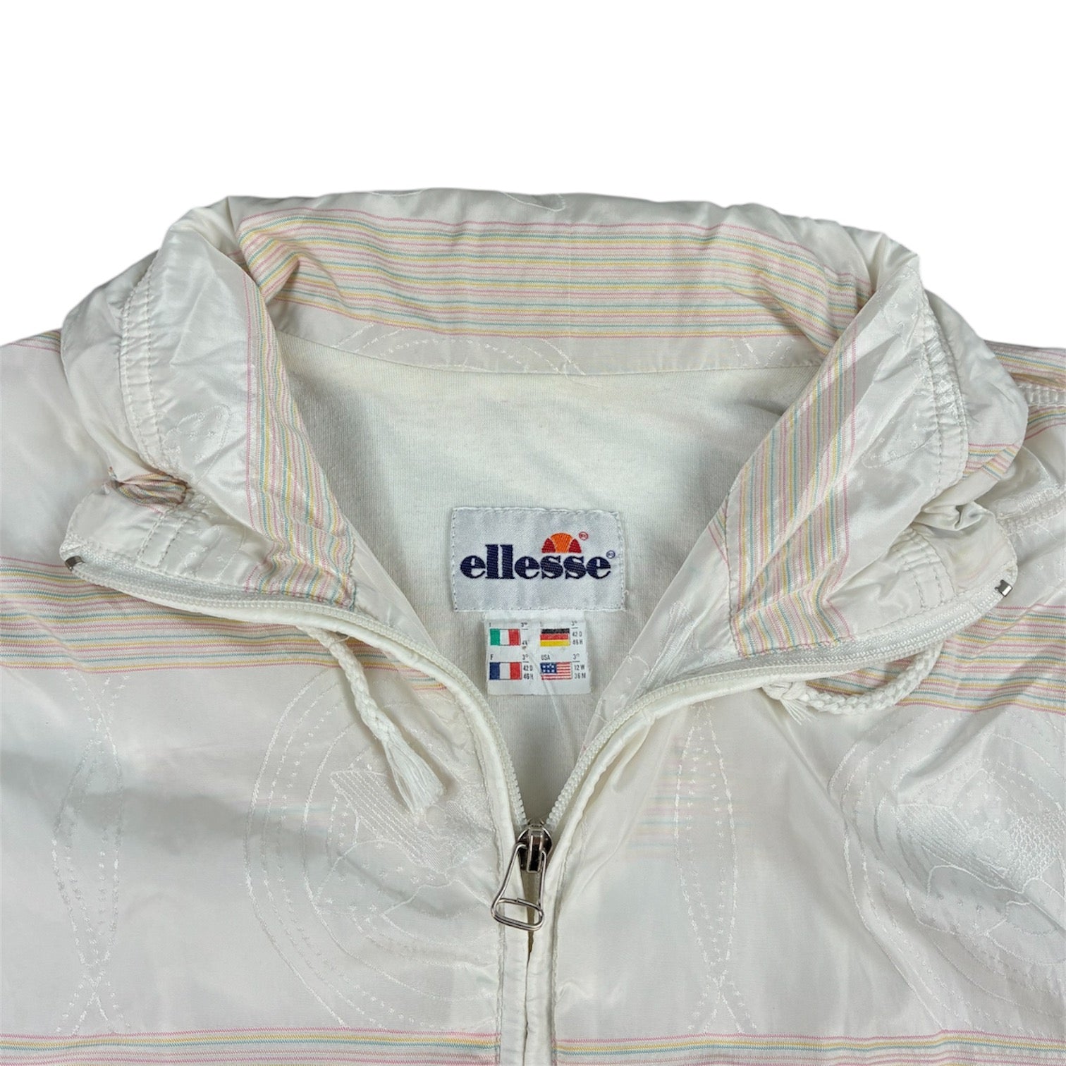 Ellesse Sleeveless Vintage Zip-Up Vest