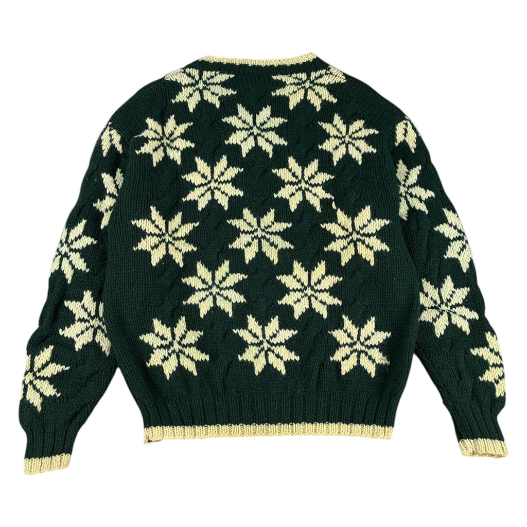 Vintage Snowflake Knit Sweater