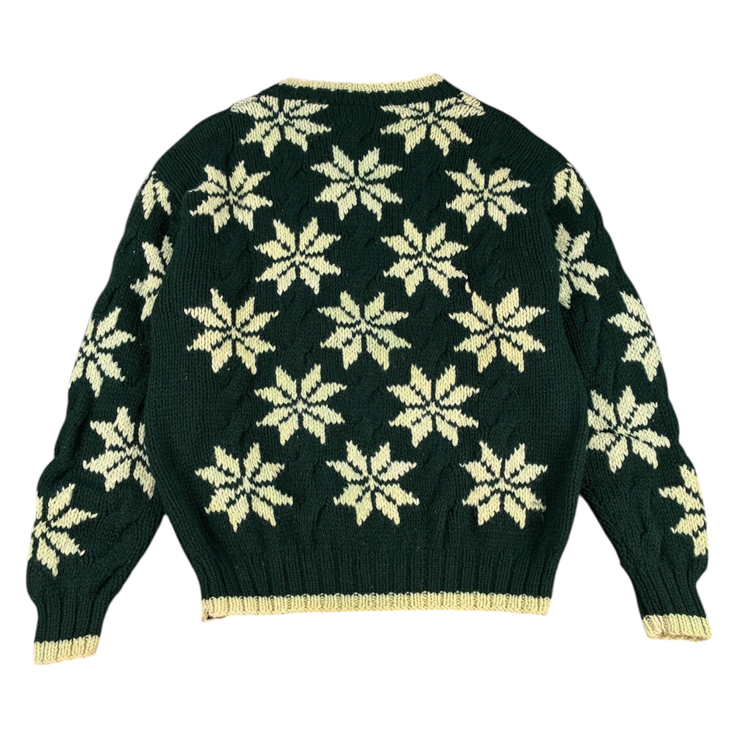 Vintage Snowflake Knit Sweater