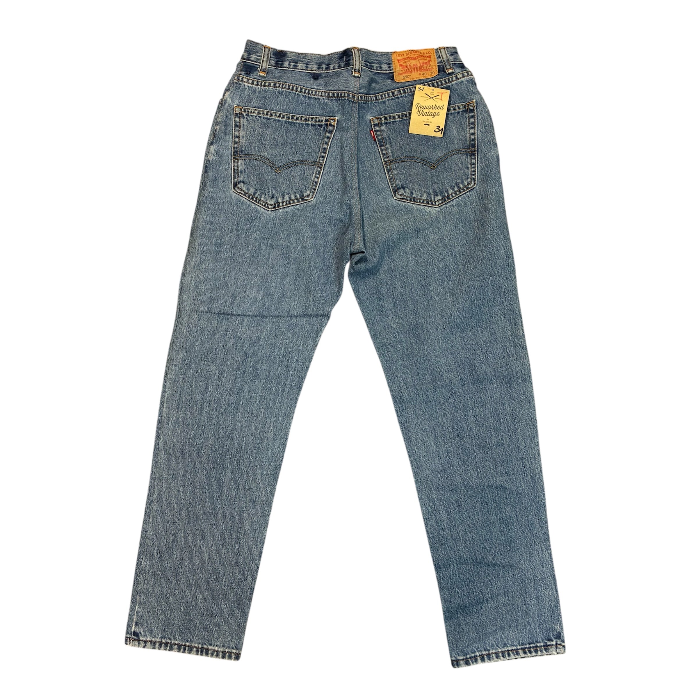 Vintage Reworked Levi‘s Tapered Jeans – Blue Wash