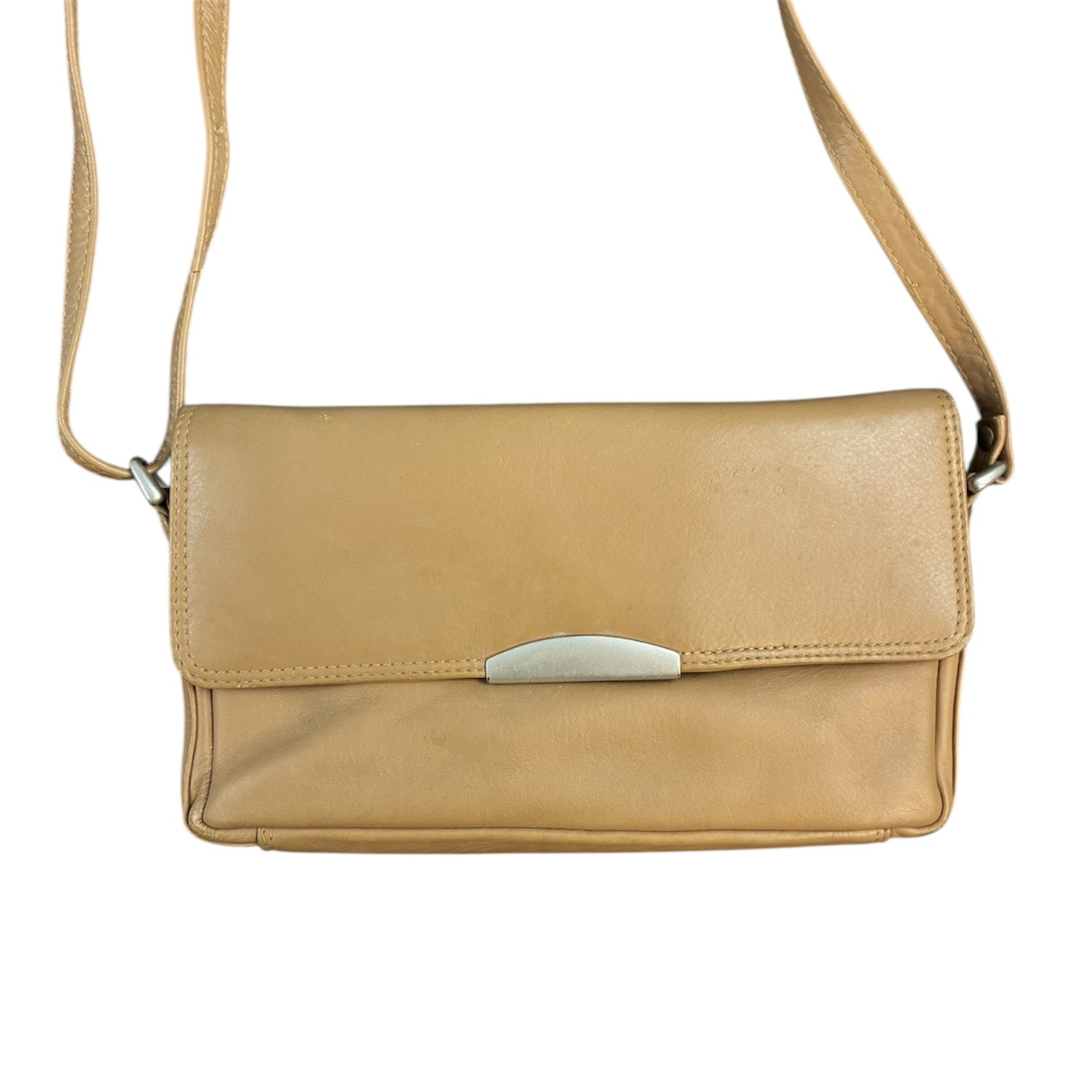 Vintage Leather Classic Shoulder Bag