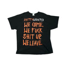 Basic Black T-Shirt with Writing