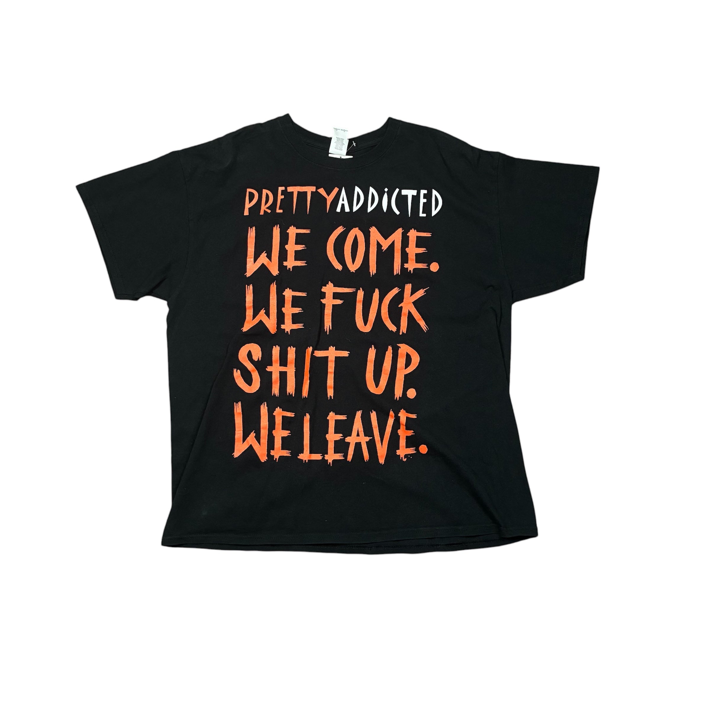 Basic Black T-Shirt with Writing
