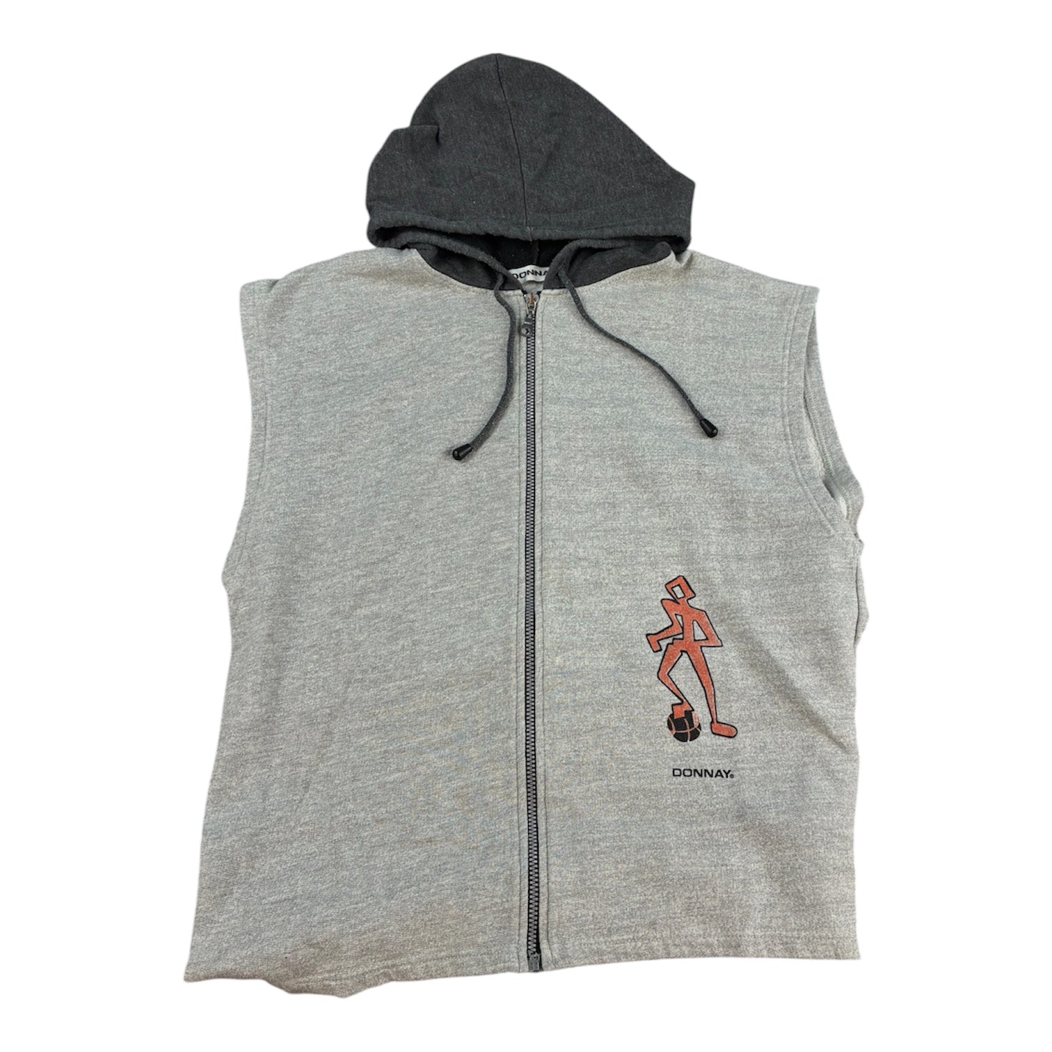 Donnay Vintage Sleeveless Hoodie