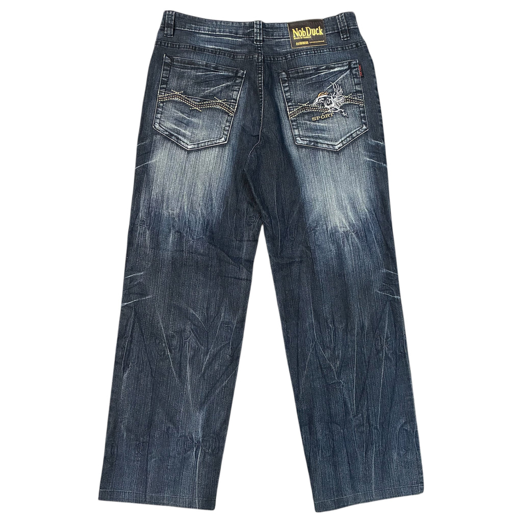 NobDuck Sport Embroidered Denim