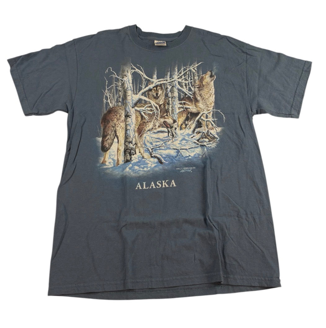 Alaska Wolf Souvenir T-shirt