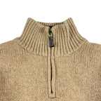 Quarter Zip Knit Sweater