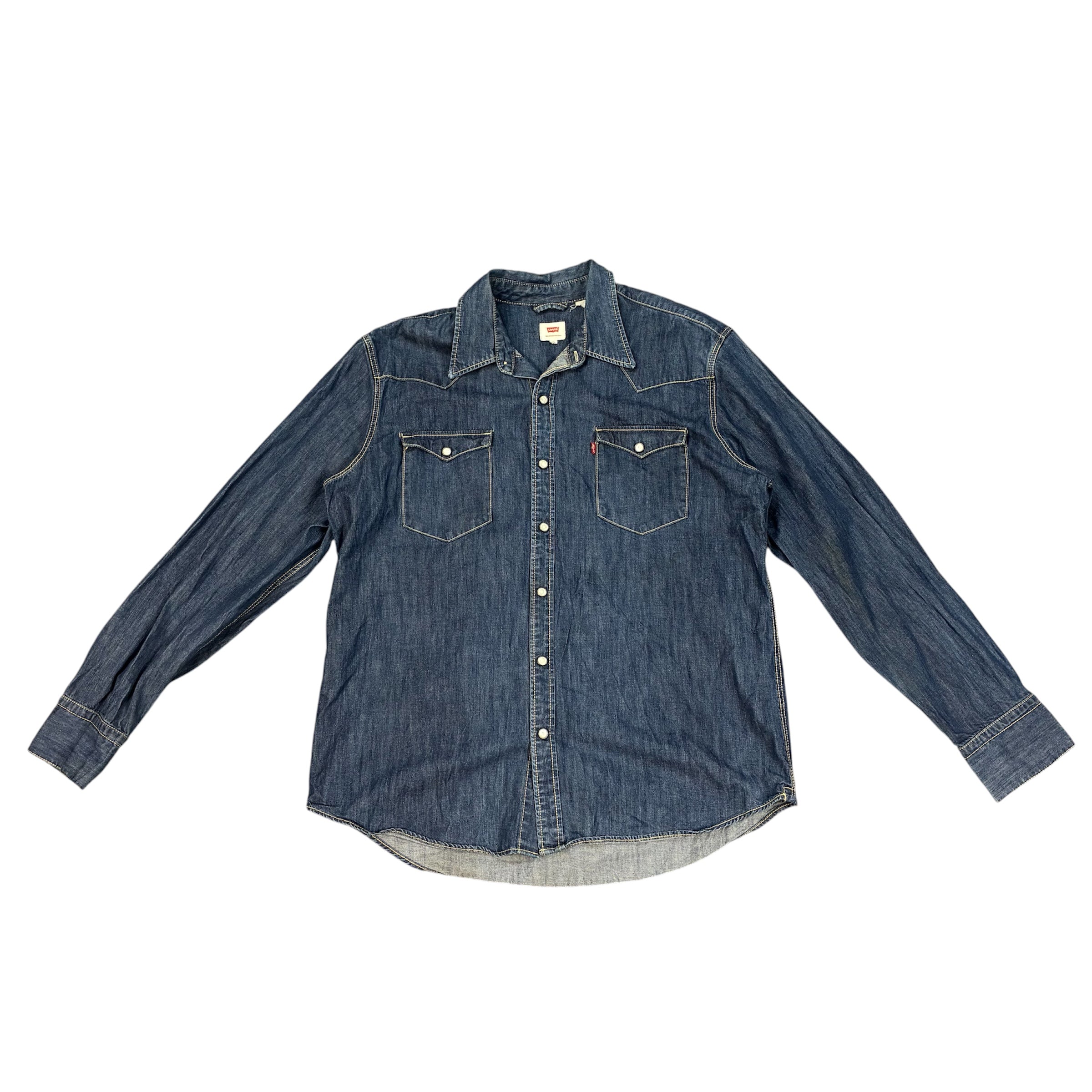 Levi’s Jeans Shirt - Dark Blue Wash & Contrast Stitching