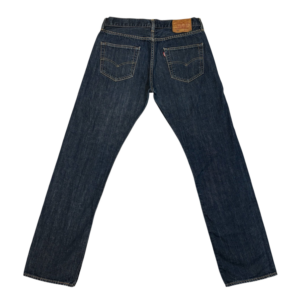 Levi’s 501 Straight Fit Jeans – Deep Dark Blue Wash
