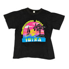 Retro Ibiza Island Black T-Shirt