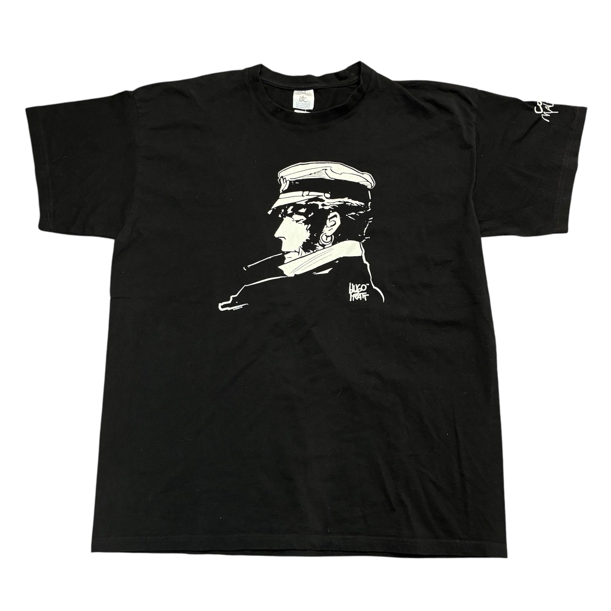 Hugo Pratt Black T-Shirt