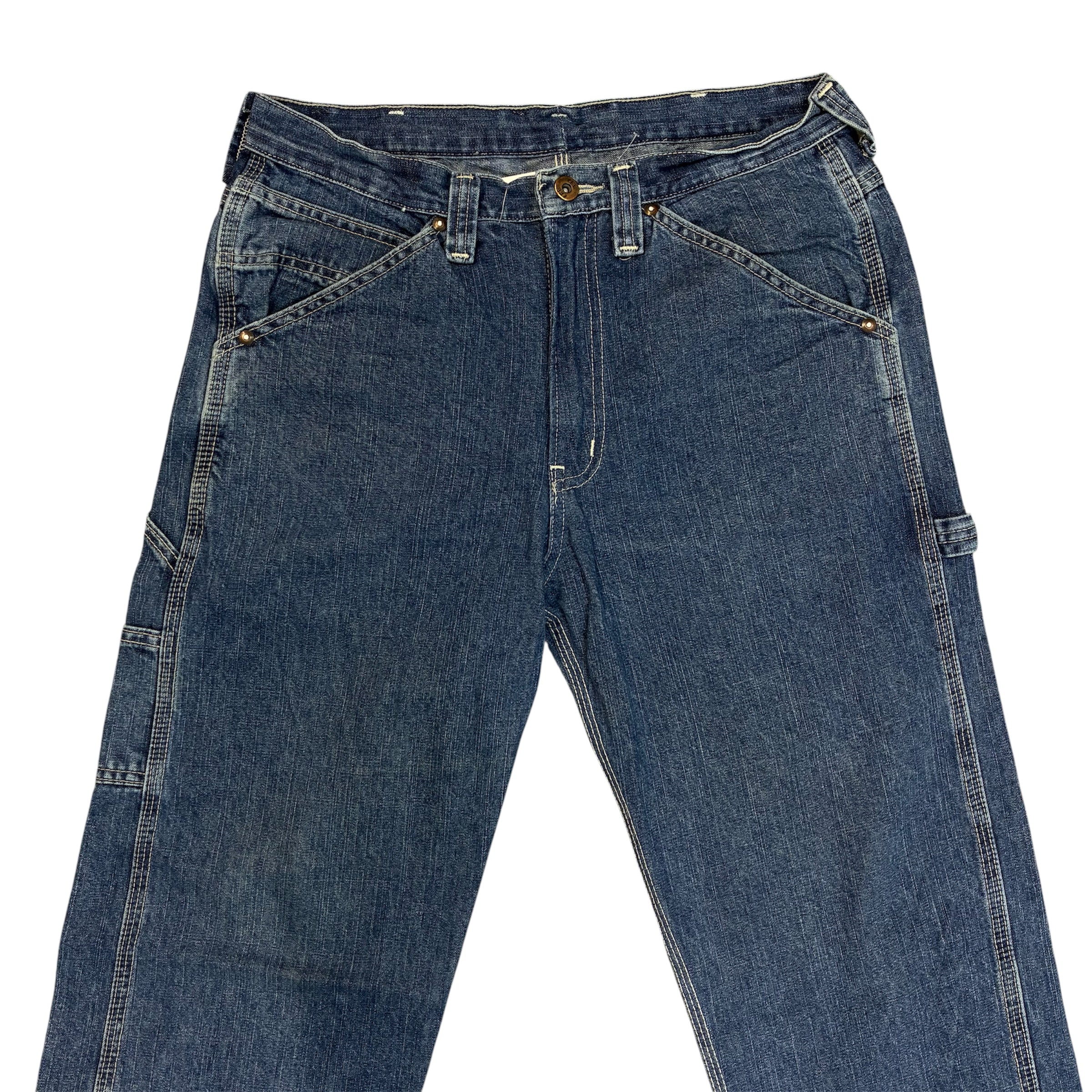 Vintage Reworked Lee Carpenter Jeans – Medium Blue Wash