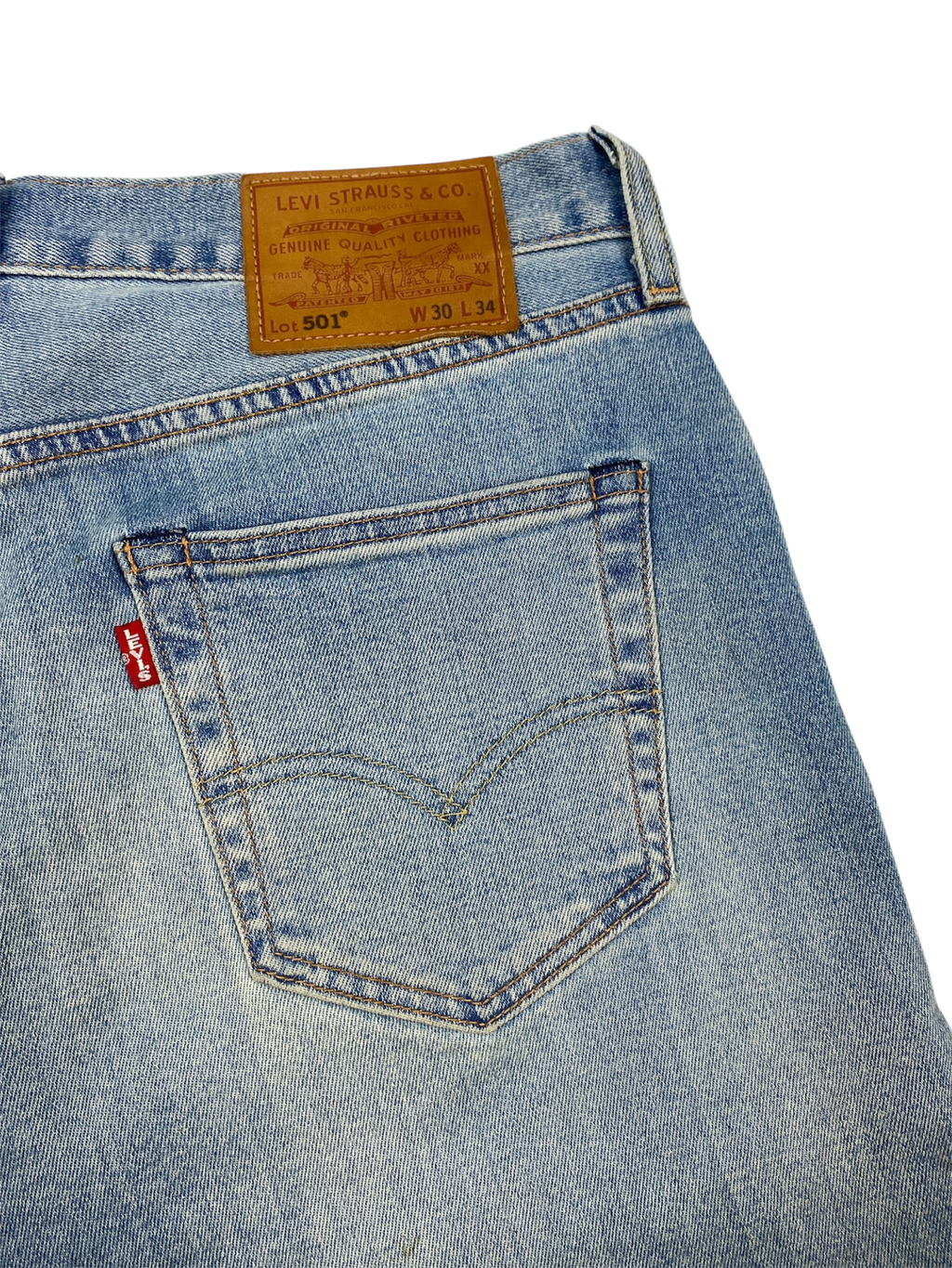 Levis 501 Premium Jeans Light Blue
