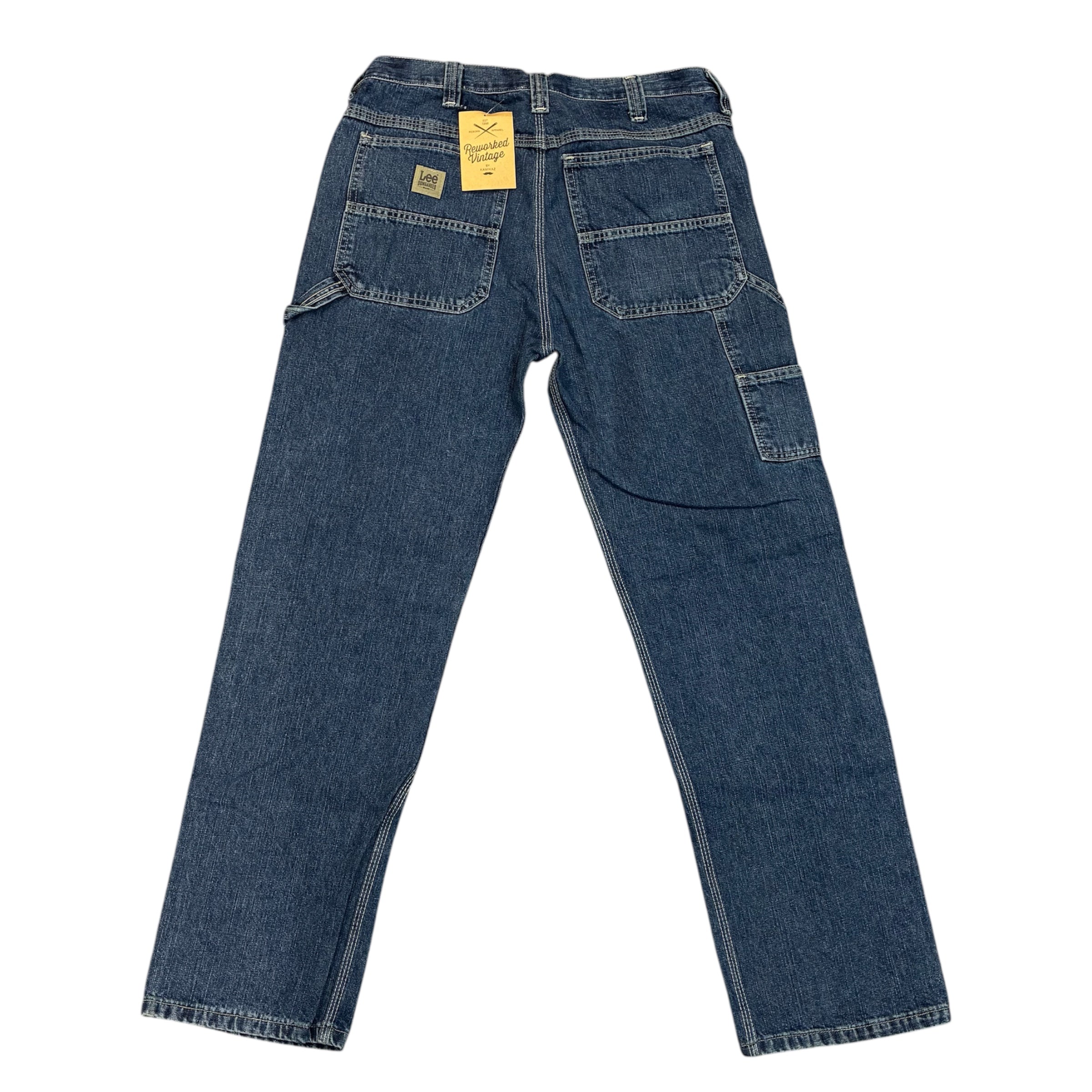 Vintage Reworked Lee Carpenter Jeans – Medium Blue Wash