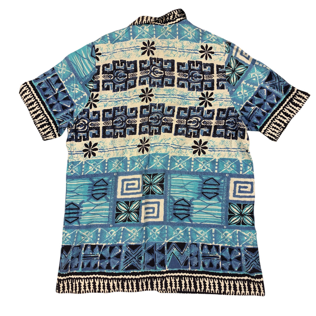 Blue Pattern Hawaii Shirt