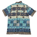 Blue Pattern Hawaii Shirt