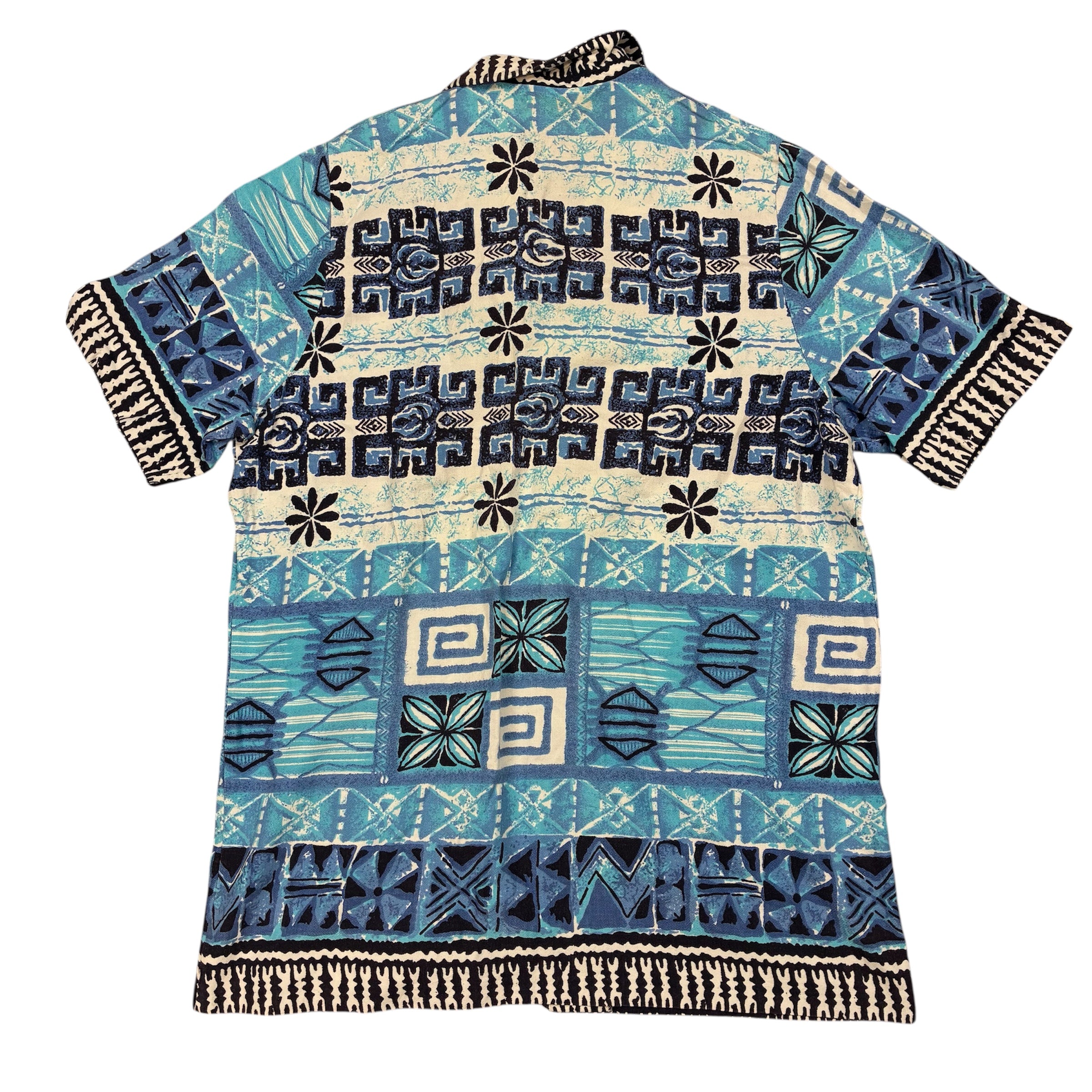 Blue Pattern Hawaii Shirt