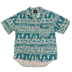 Turquoise Pattern Hawaii Shirt