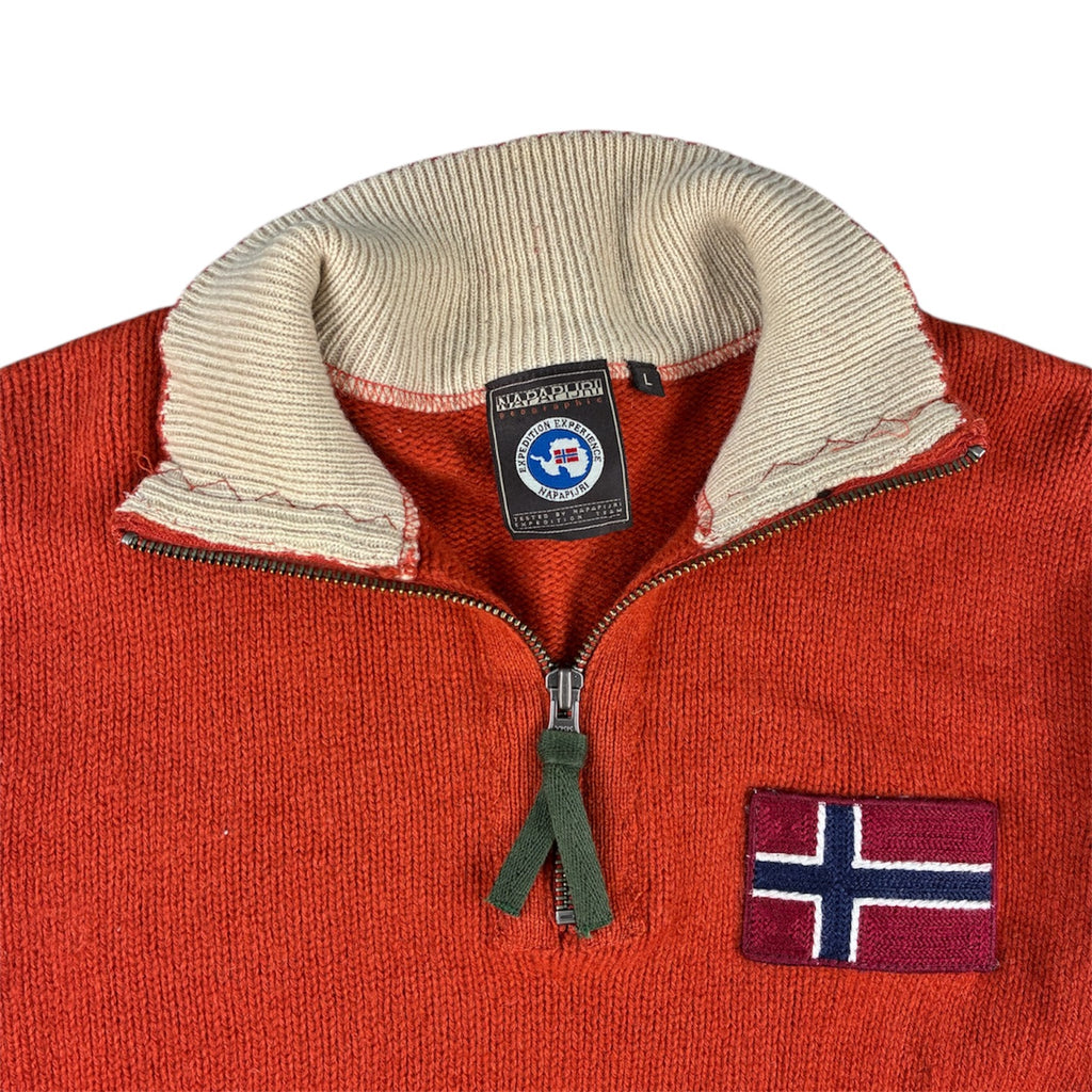 Napapijri Quarter-Zip Knit Sweater