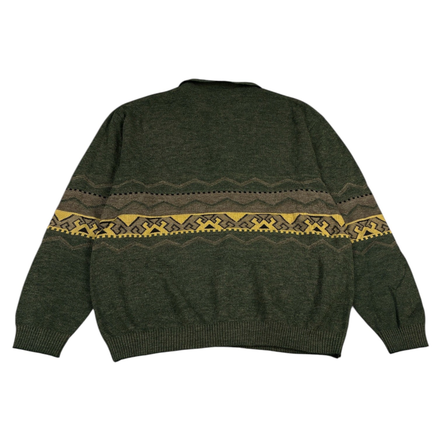 Vintage Knit Button-Up