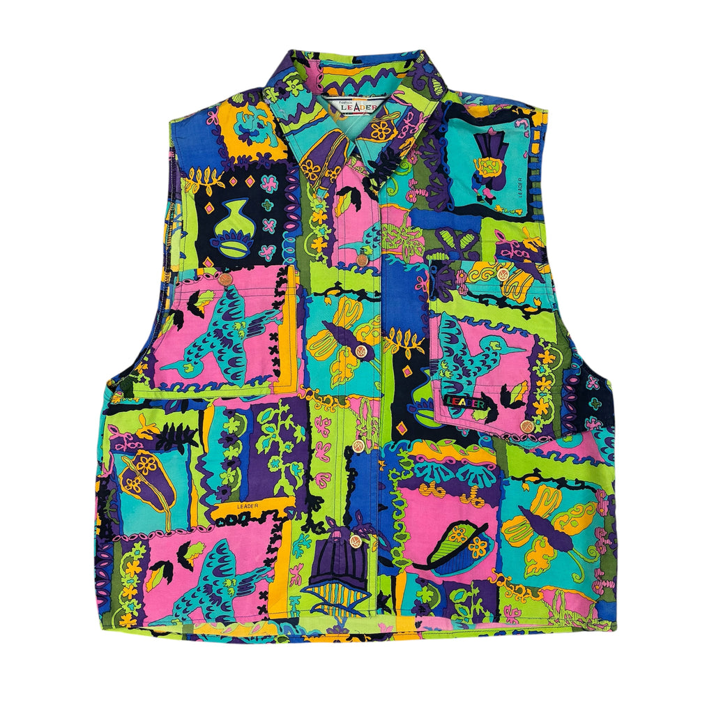 Colorful LEADER Blouse