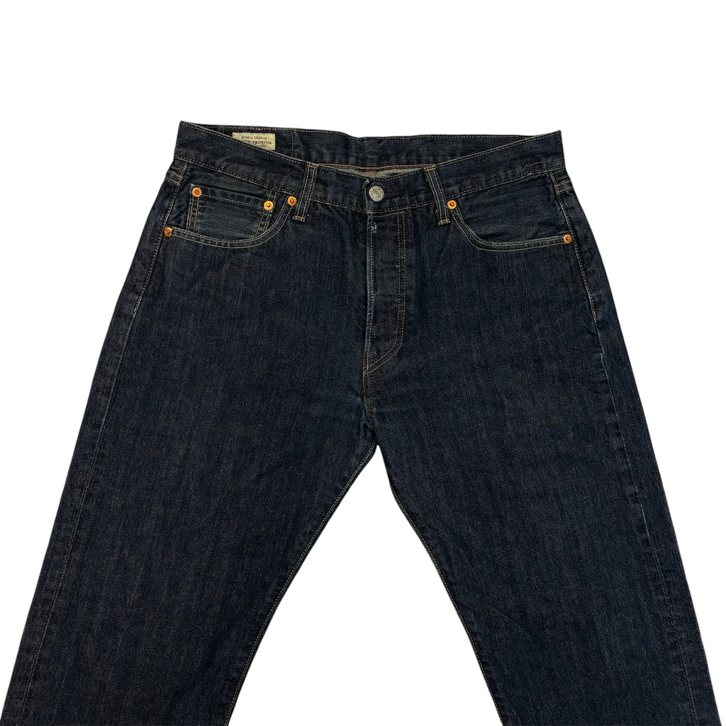Levi’s 501 Straight Fit Jeans – Deep Dark Blue Wash