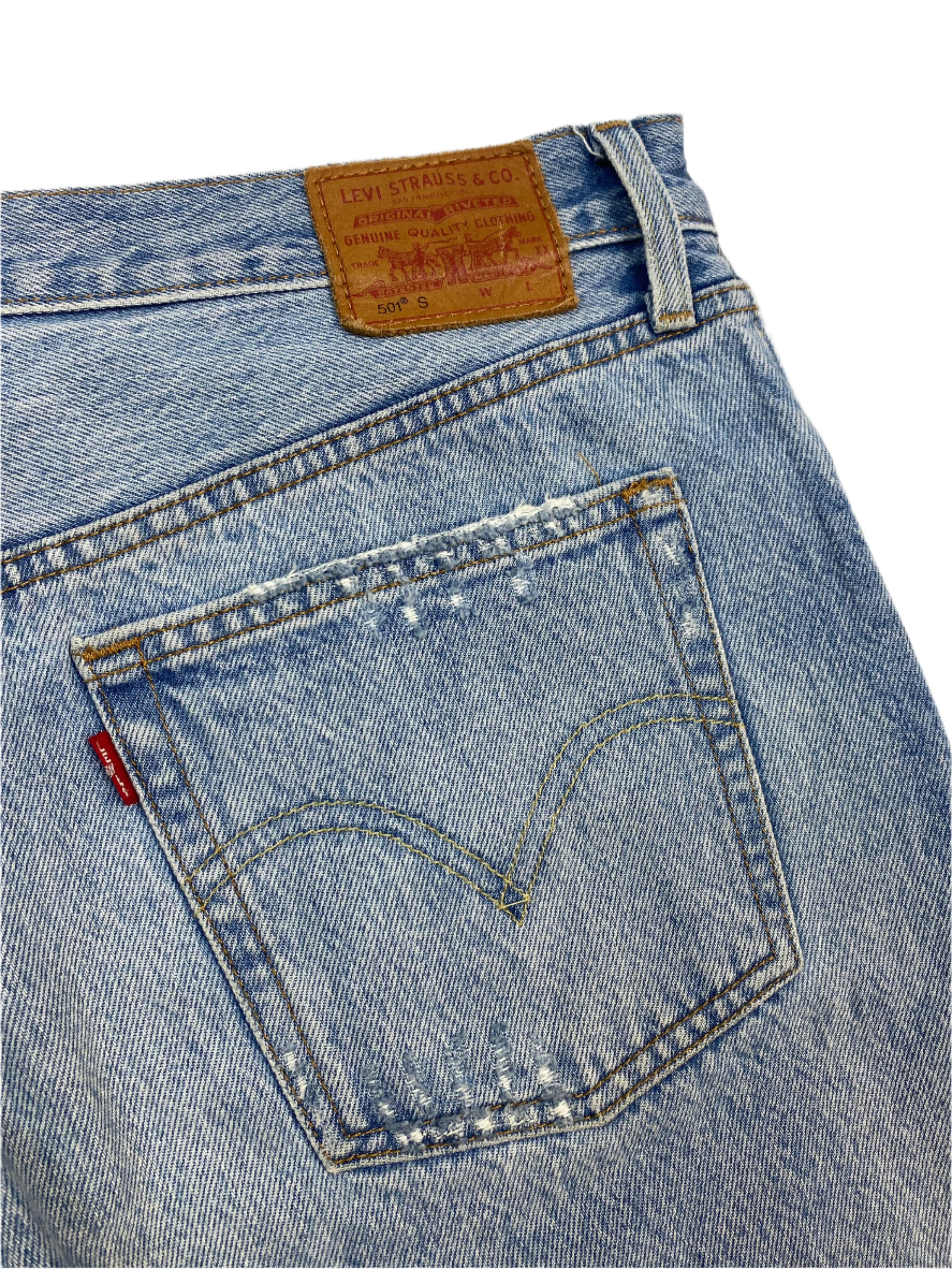 Levis 501 Premium Jeans Light Blue