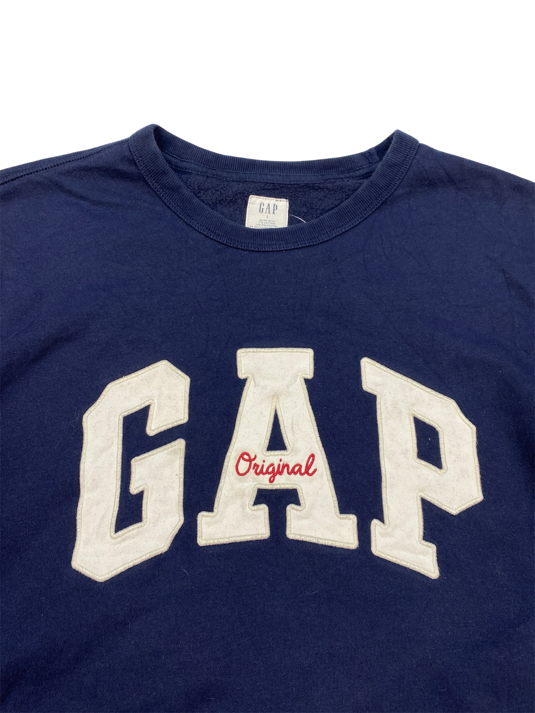 Original Vintage Gap Sweatshirt Navy Blue