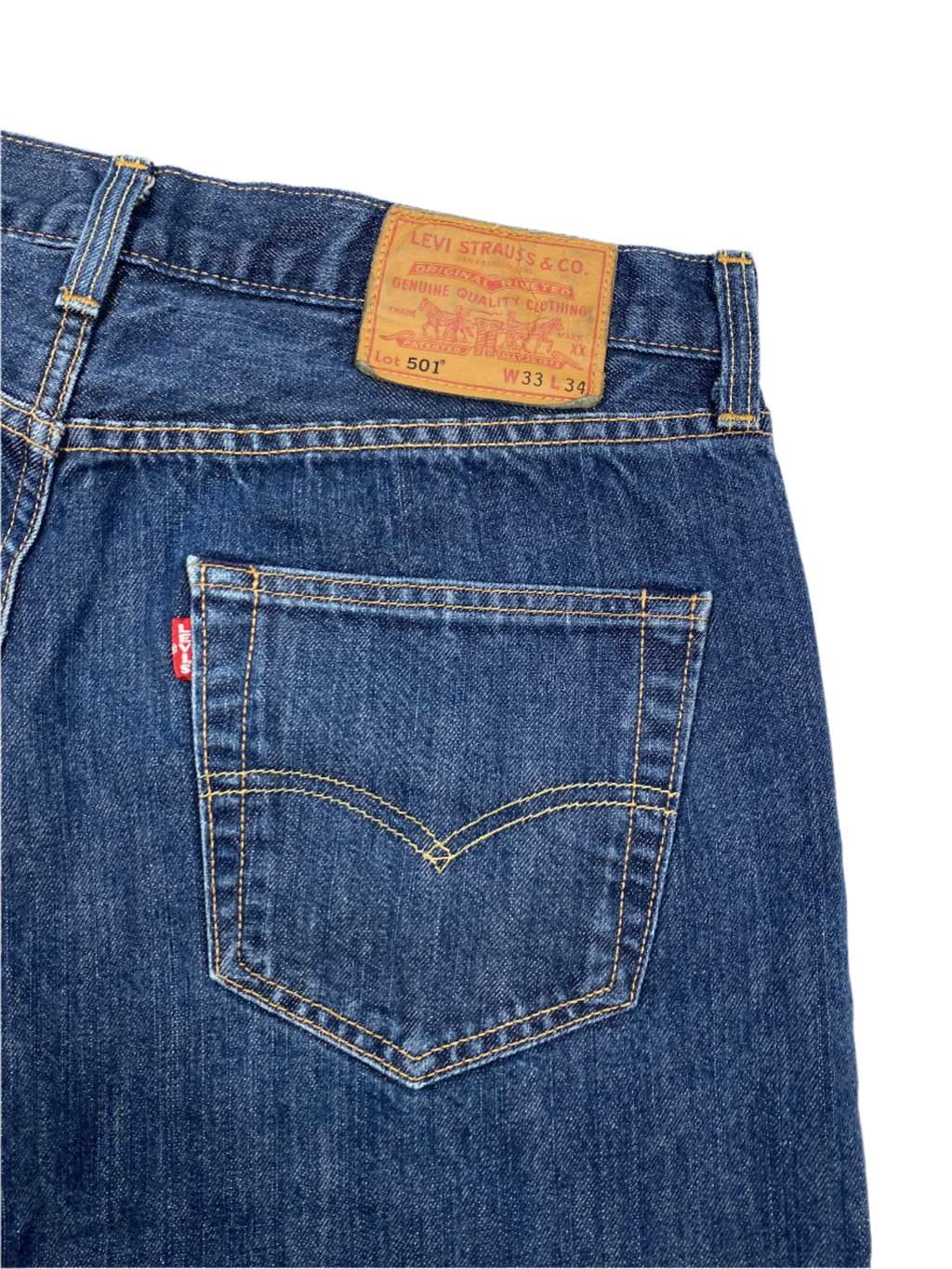 Levis 501 Premium Jeans Dark Blue