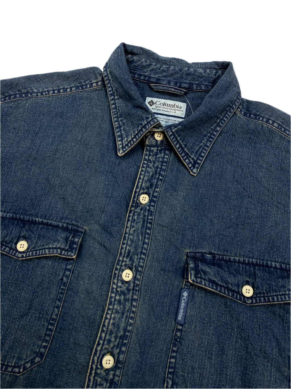 Columbia Blue Denim Shirt