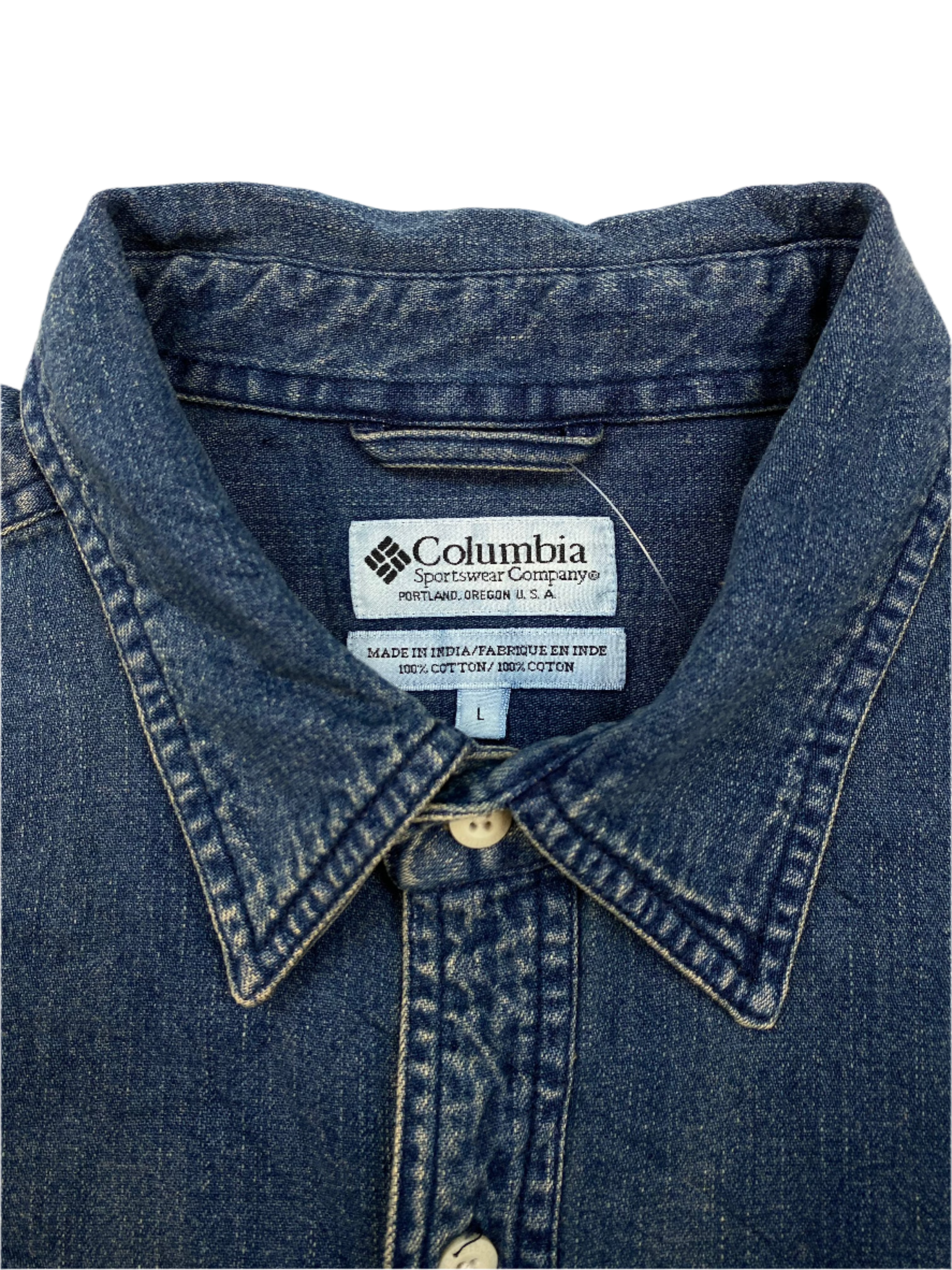 Columbia Blue Denim Shirt