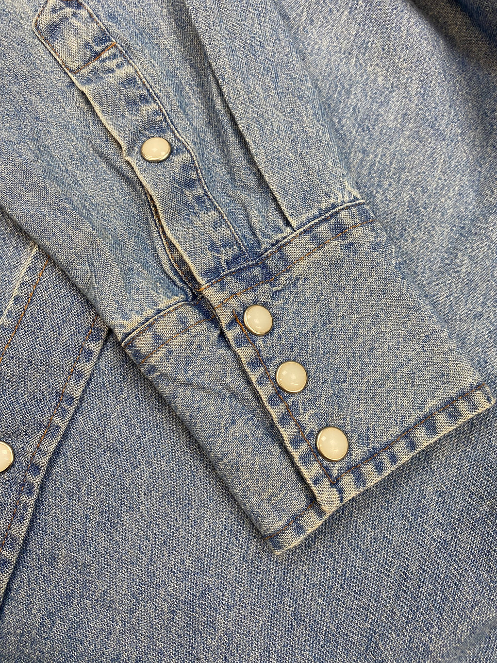 Wrangler Light Blue Denim Shirt