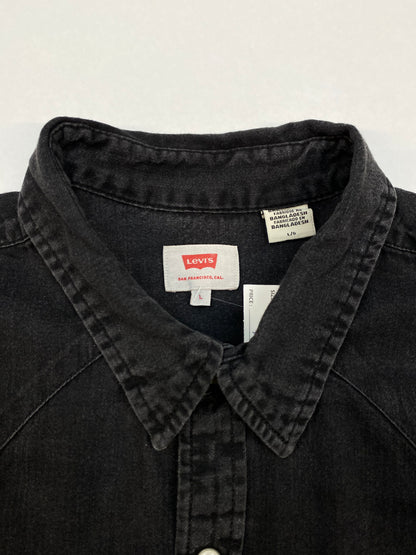 Levis Black Denim Shirt