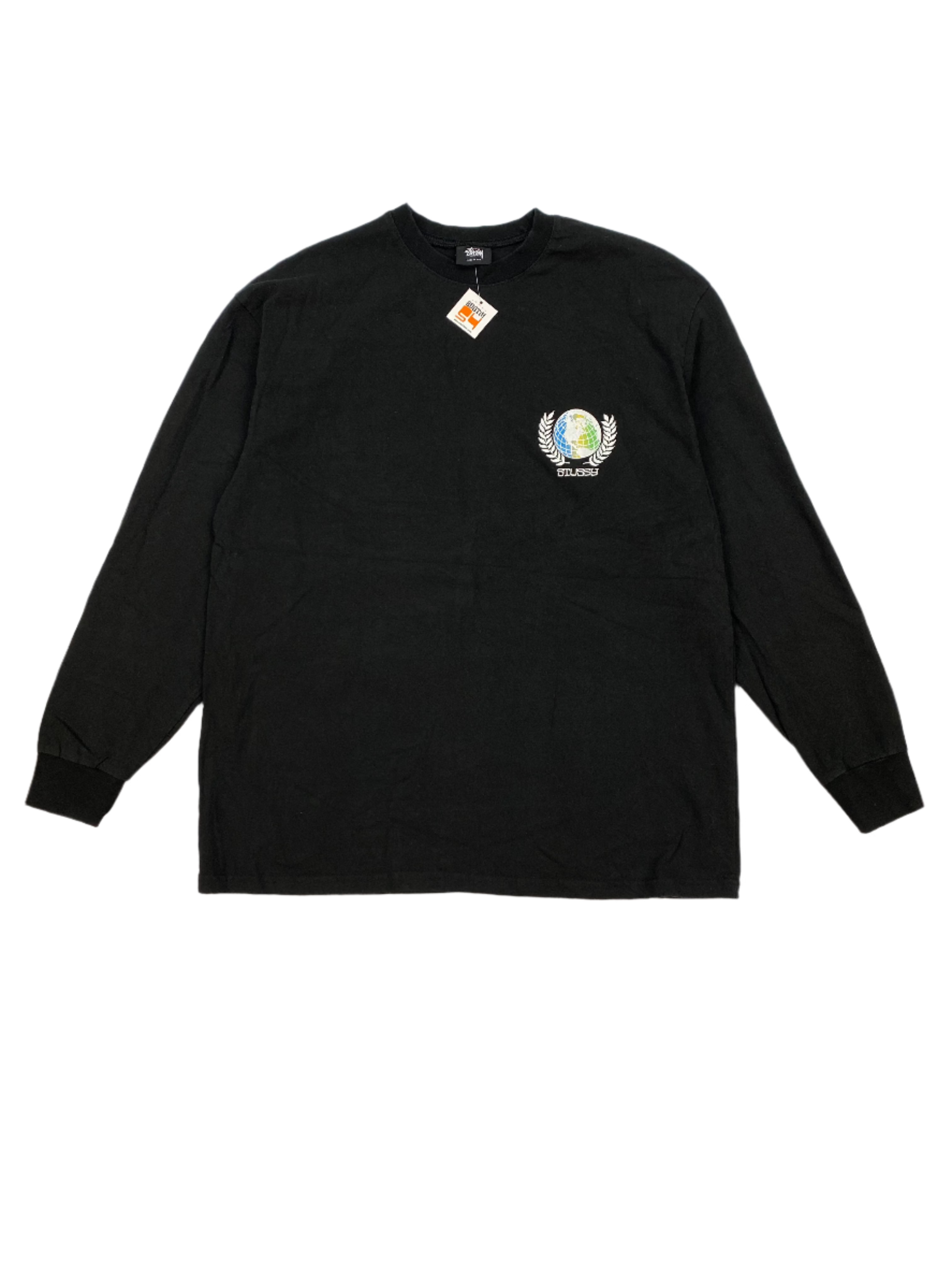 Stussy Black Longsleeve with Backprint
