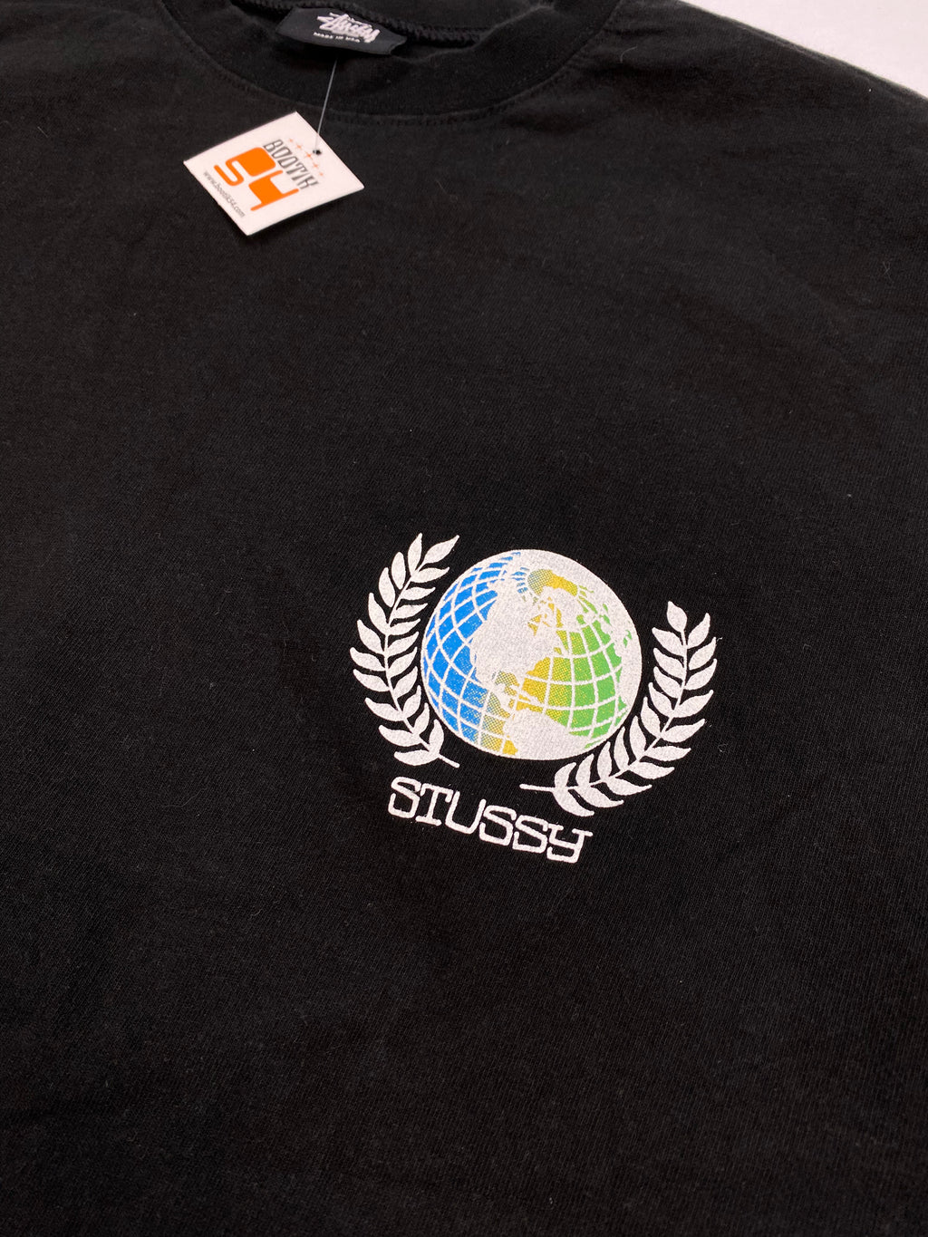 Stussy Black Longsleeve with Backprint