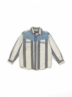 Vintage NOVIN Denim Button-Down Shirt