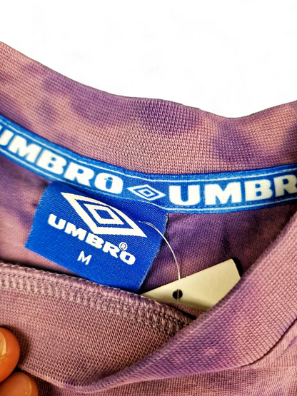 Vintage Umbro Purple Tie-Dye Cotton T-shirt