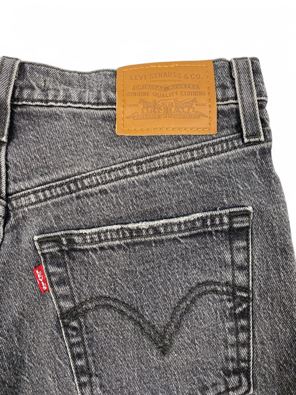 Levi's Premium Mid-Rise Gray Jeans